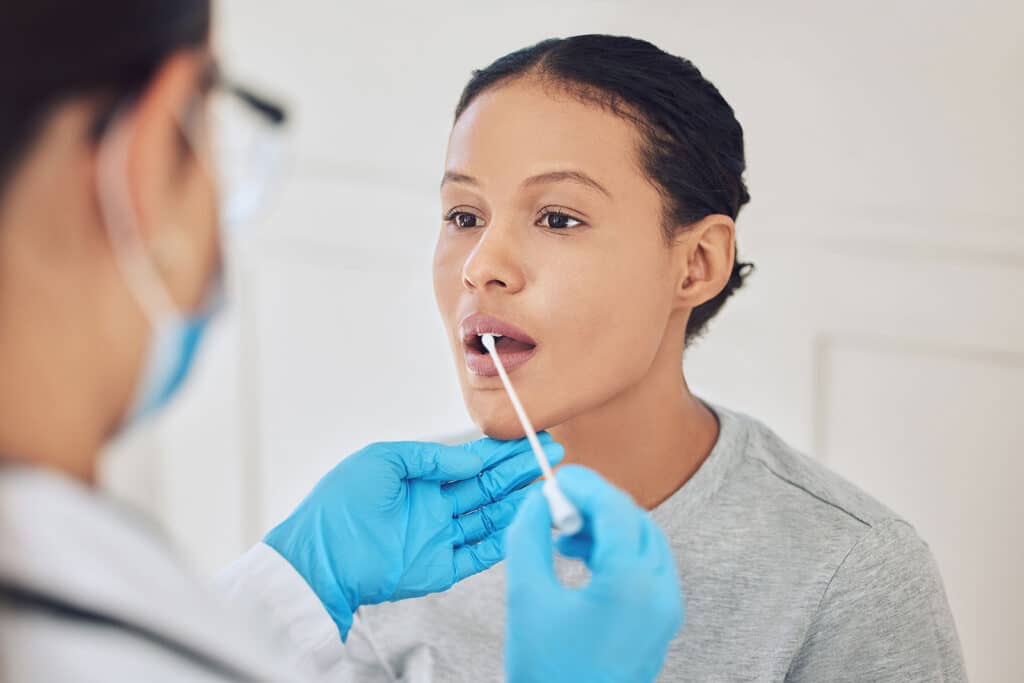 Mouth Swab Test